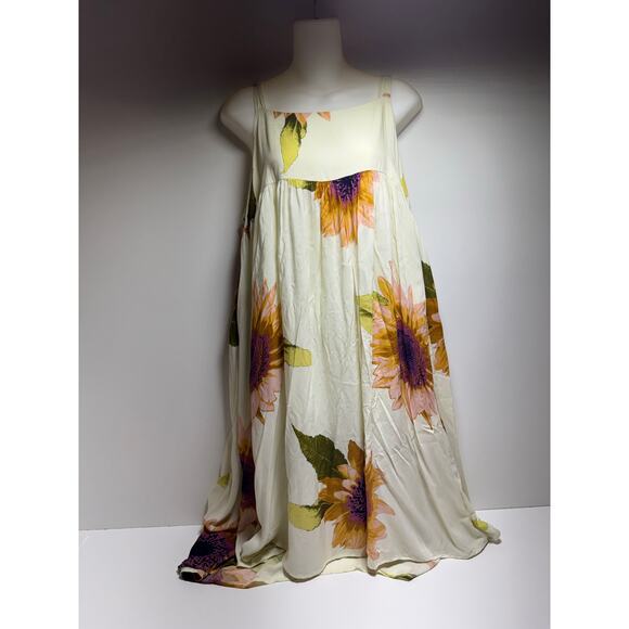 Kimchi Blue Y2K Baby Doll Flowy Dress Women’s Sz S Floral Spaghetti Strap Summer - Picture 7 of 8